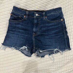 Levi's Blue Jean Shorts Distressed Cut-Off Style